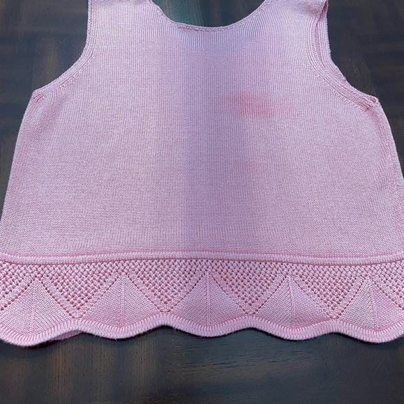 Gia Italia tow piece set tang top and Cardigan in pink size M women. - Picture 6 of 7